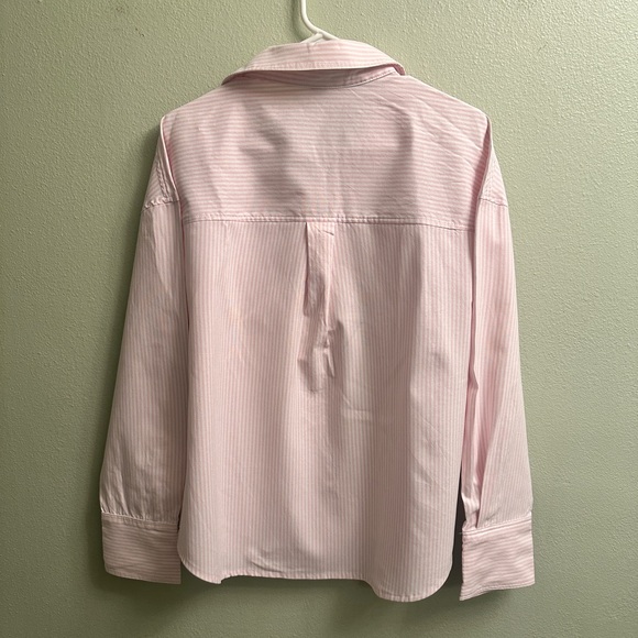 Blank NYC Long Sleeve Button Down Blouse Size Large - Picture 3 of 7